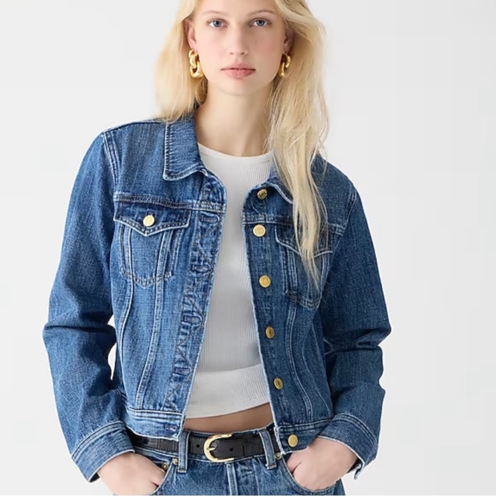 NWOT J CREW “Indigo Denim” Jacket, Size XSmall